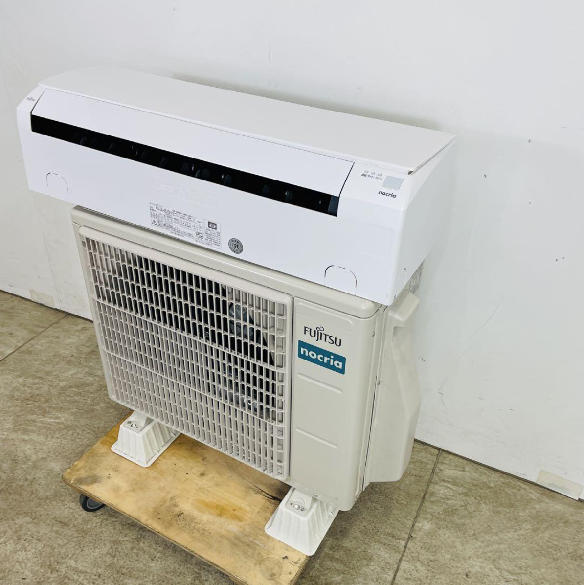 中古FUJITSU nocria エアコン AS-AH223N 2024年製 nocria エアコン6畳用/nocria（富士通） / エアコン AHシリーズ
