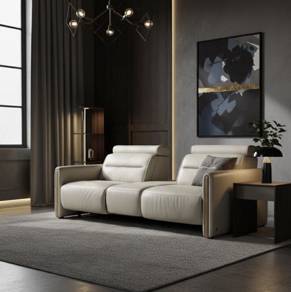 2024年購入　エコーネス Emily V2 電動リクライニングソファ レザー 名古屋市千種区で出張買取】Ekornes Emily V2 電動リクライニング